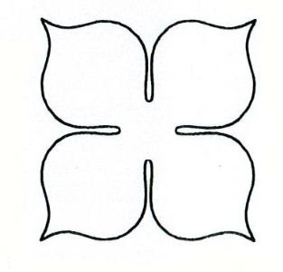 Flower Petal Cut Out Pattern - ClipArt Best