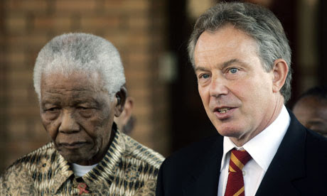 Tony Blair, Nelson Mandela
