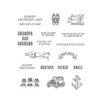 Guy Greetings Wood Stamp Set