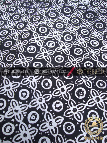 Jual Batik Cap Motif Grompol Hitam Kelengan THEBATIK CO ID Jual Batik Cap Motif Grompol Hitam Kelengan THEBATIK CO ID
