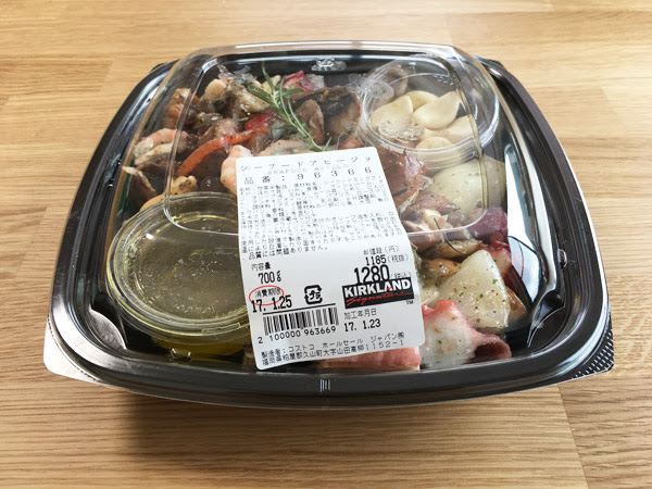 新商品 コストコデリのシーフードアヒージョを食べてみた 専業主夫マツケンのブログ 福岡