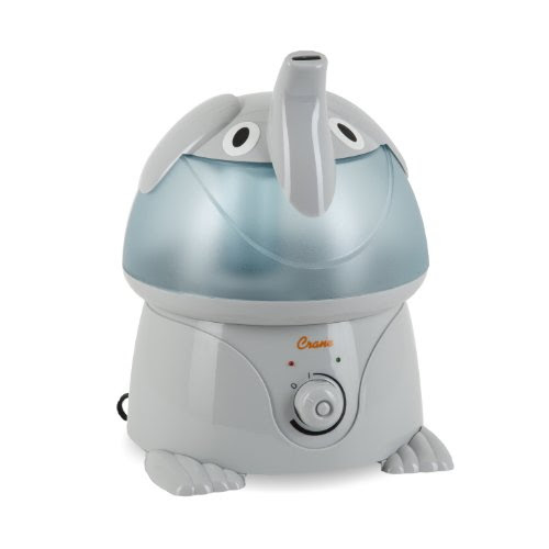 Crane Adorable 2.1 Gallon Cool Mist Humidifier, Elephant Shape