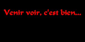 Venir voir ou laisser un commentaire