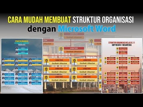Cara Membuat Struktur Organisasi Menggunakan Microsoft Word