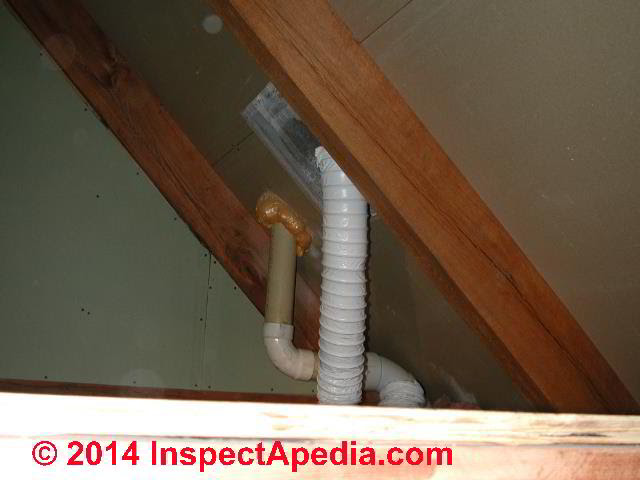 Routing a bath vent duct down & out or up through an attic ...