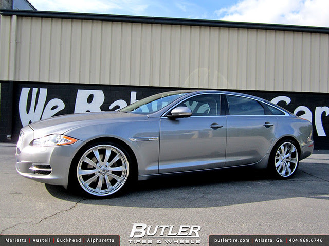 Jaguar XJL with 22in Asanti VF604 Wheels