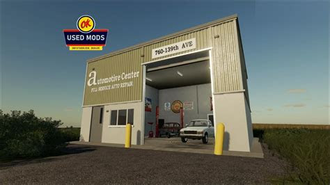 A garage door opener is one of those amenities that provide such tremendous utility that you will wonder how you ever survived without one. LS19 Automotive Center - Local Garage With Workshop v1.0