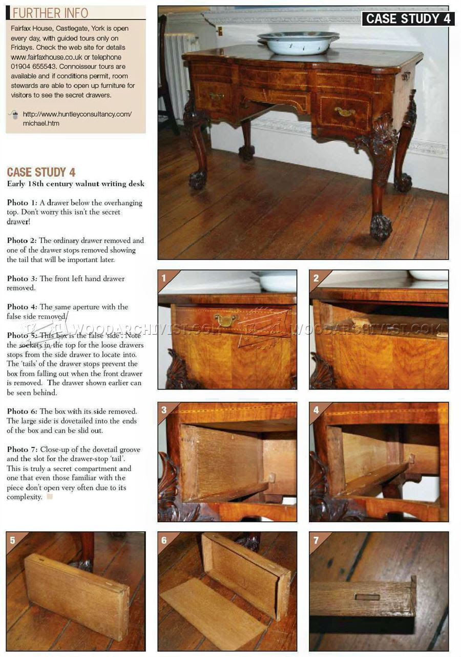 Furniture Secret Compartments • WoodArchivist
