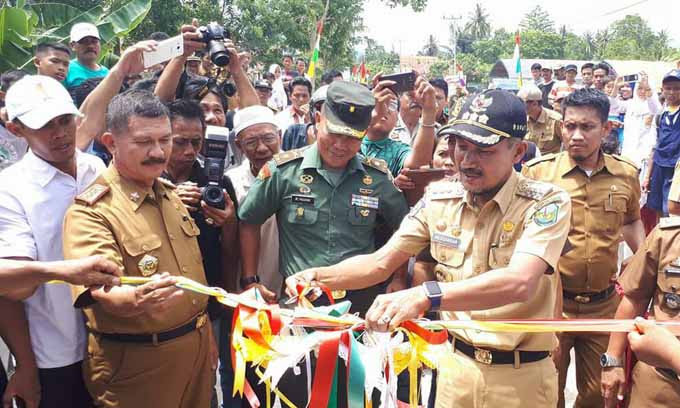 Berkat Kebijakan Cakka, Warga di Paccerakang Kini Punya Jembatan