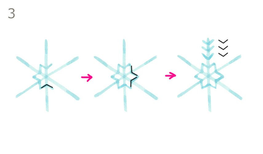 雪の結晶イラストでアドベントカレンダーを作ろう Tombow Fun Art Studio トンボ鉛筆