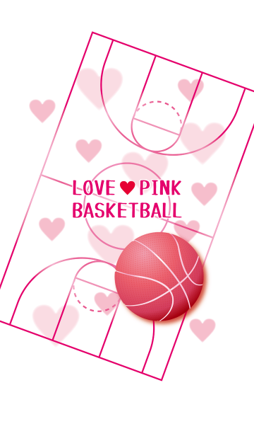 ラブピンク バスケ Line着せかえ 360円