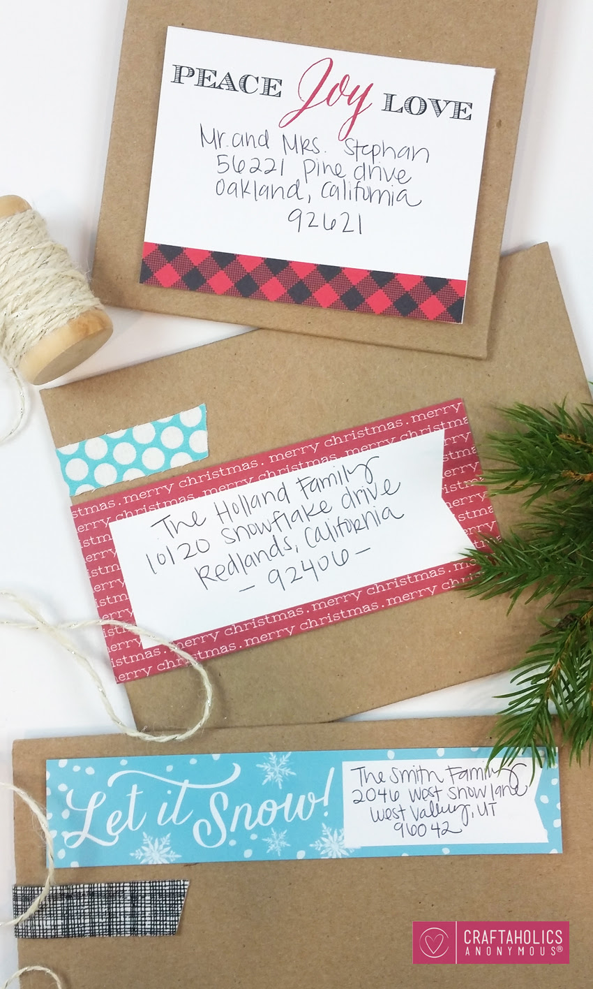 Craftaholics Anonymous® | Christmas Mailing Labels