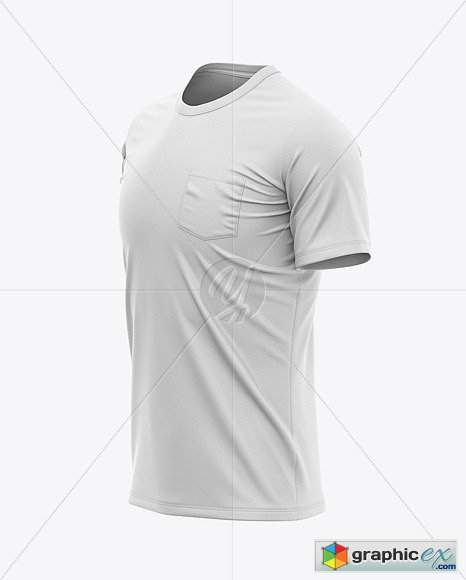 Download Men's Pocket T-Shirt - Side View 48428 » Free Download ...