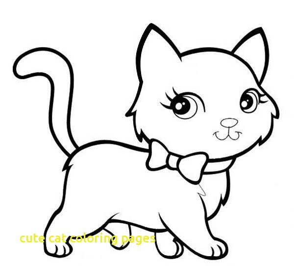 wallpapers Drawing Easy Cute Cat Coloring Pages getdrawings com