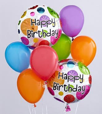 Happy Birthday Balloon Bunch