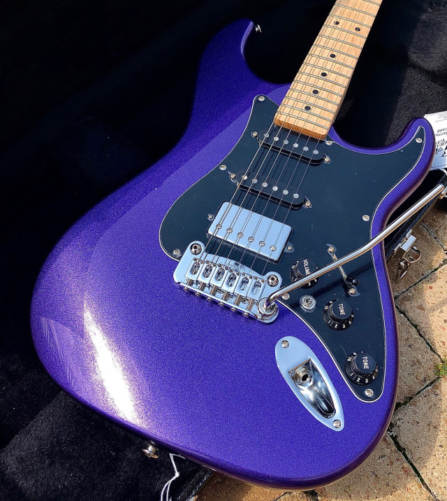 G&L Legacy USA HSS Royal Purple Metallic Electric Guitar w ...