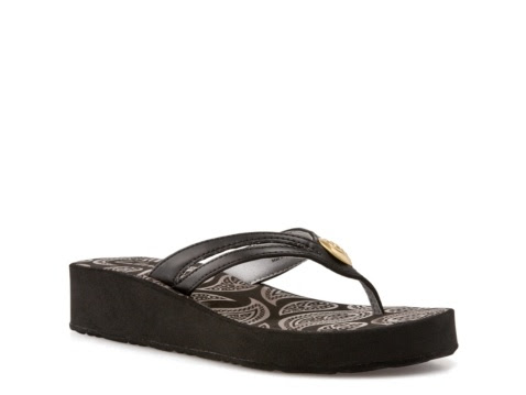 Clarks Women's Sarong Anchor Wedge Flip Flop