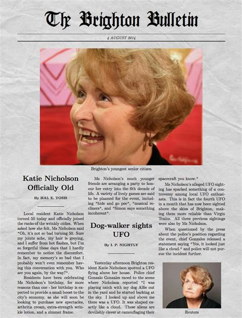 Free adobe express funny happy birthday card templates. funny newspaper generator with your own picture