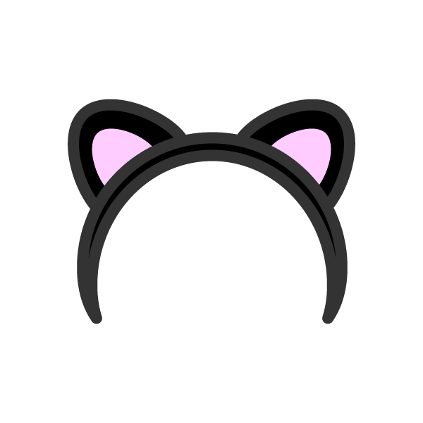 かわいい猫耳の無料イラスト 商用フリー オイデ43