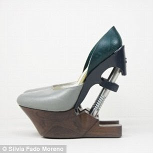 The London College of Fashion graduate developed her designs as part of the Kinetic Traces collection. ¿I wanted to create pieces of art based in a functional concept, using high technology process and handcrafting,¿ she told MailOnline