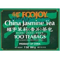 Foojoy Chinese Jasmine Green Tea - 100 Tea Bags