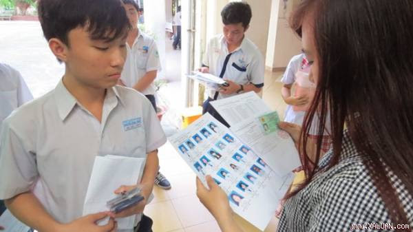 Thí sinh dự thi tốt nghiệp THPT QG 2016