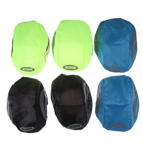 2pcs Wasserdichte Fahrradhelm Abdeckung Mit Reflektierender Radfahrenfahrrad Crh Helme Protektoren Helmzubehor