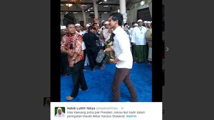 Maulid Nabi SAW di Pekalongan Dihadiri Kaesang, Begini 