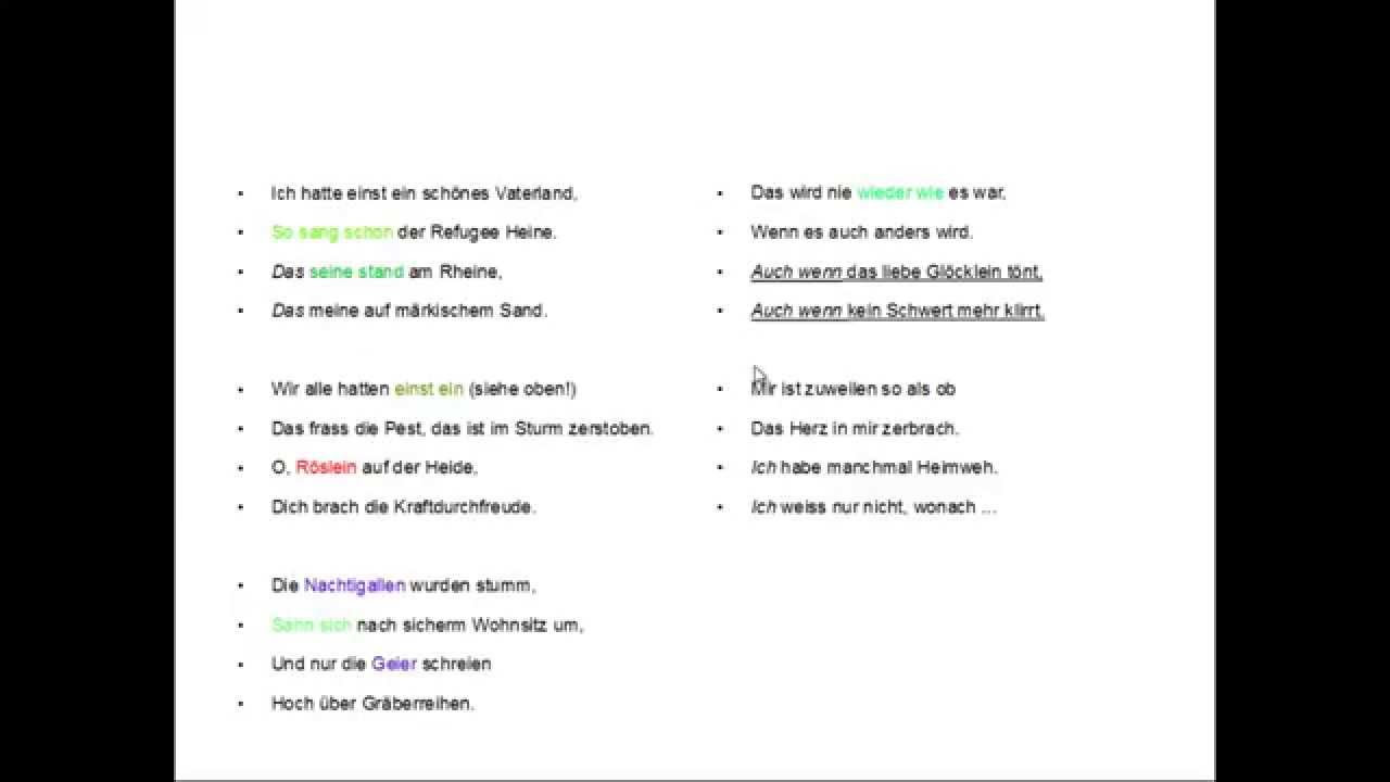 Abitur deutsch