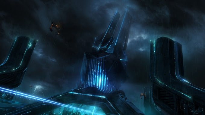 Tron: Legacy concept art by Dylan Cole