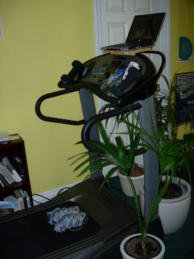 The Fast Mikie treadmill, a thinking man's exercise machine