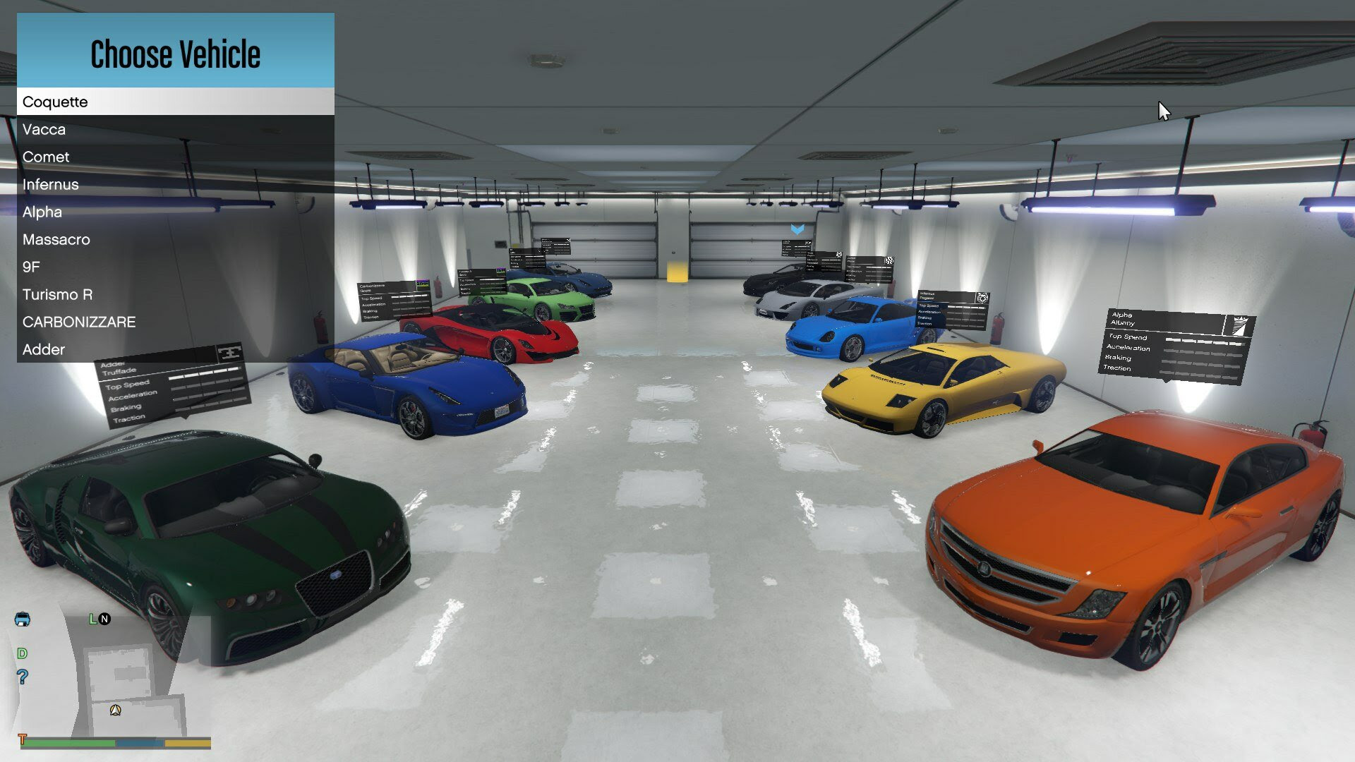 Single Player Garage - Mods pour GTA V sur GTA Modding