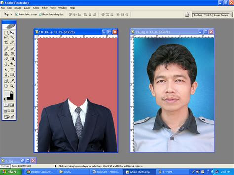 cilacap photoshop tutorial  memasang template baju