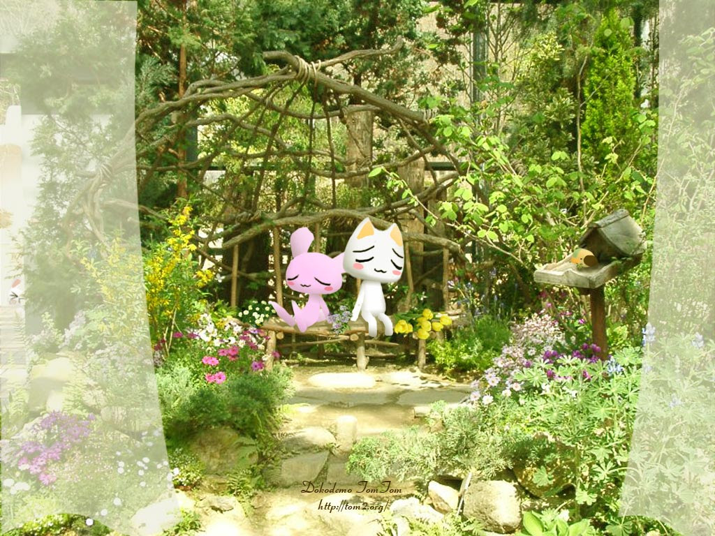 どこでもいっしょ 壁紙 Garden