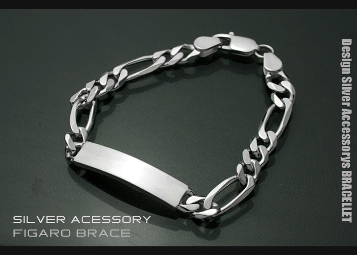 フィガロシルバーブレスレット シルバーブレスレット バングル メンズアクセサリー シルバーアクセサリー通販 銀の市場