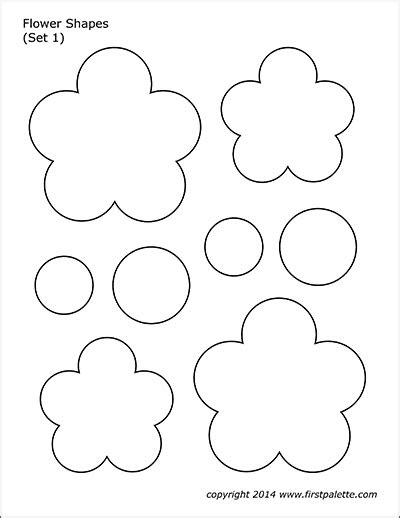  ten petal flower template best flower site