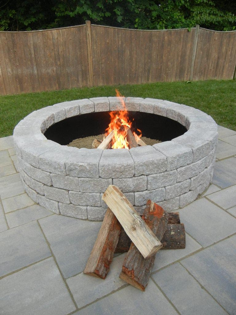 How To Build A Firepit With Castlewall Block - How To ...