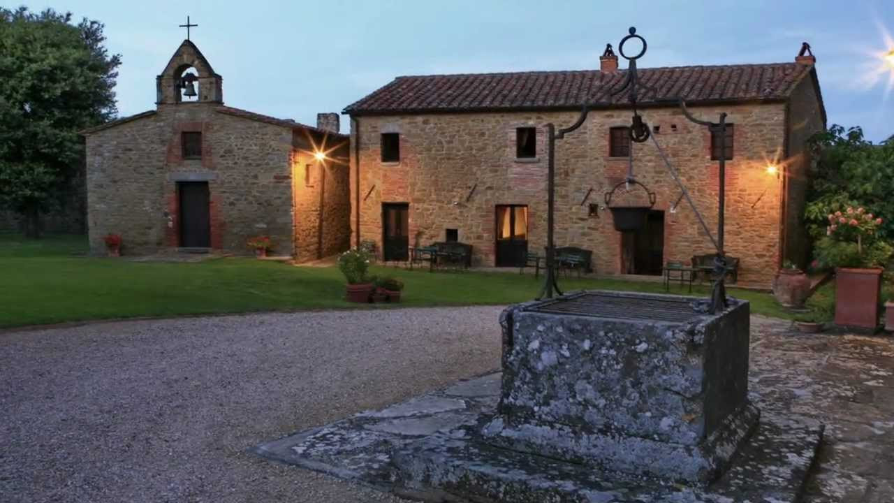 Castle for sale in Italy between Tuscany and Umbria - YouTube