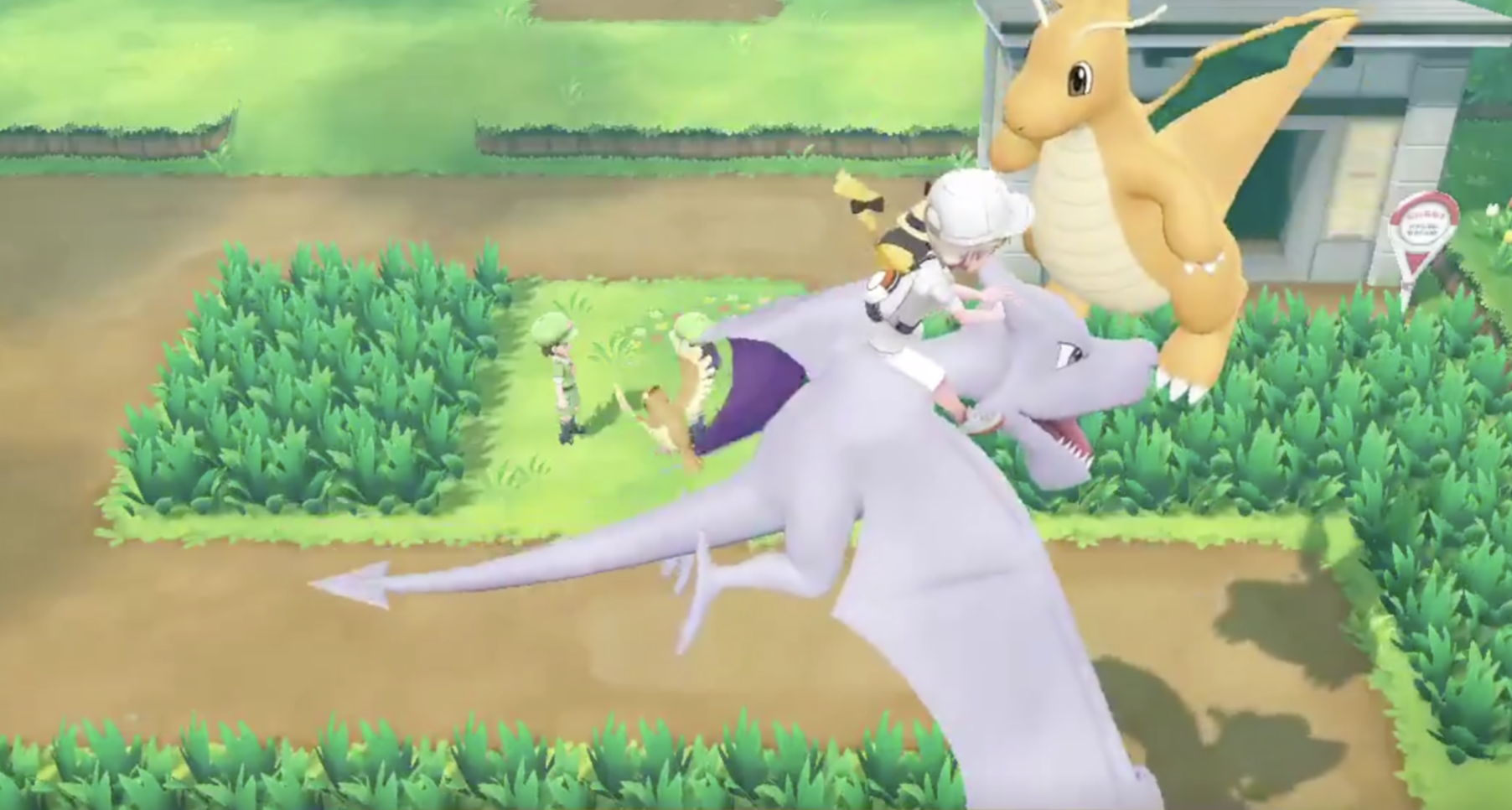 ピカブイ 野生のカイリュー リザードン上空に出現することが明らかに ポケモンアンテナサイト