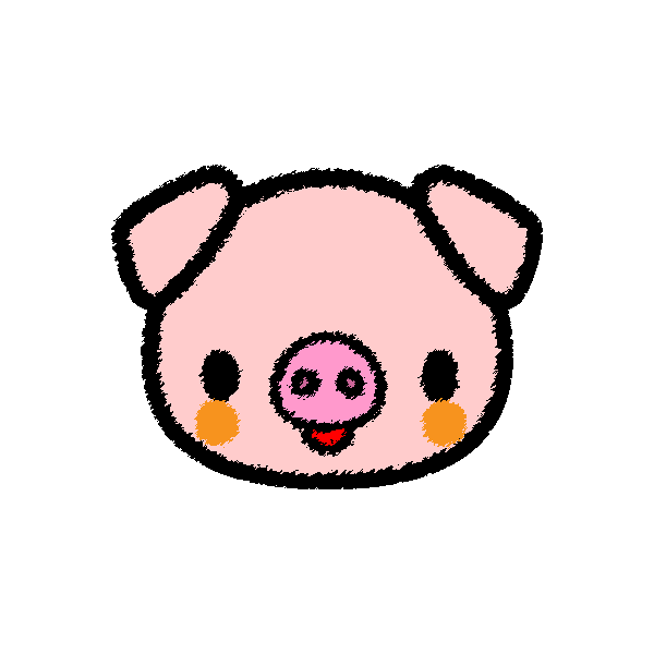 豚 イラスト 簡単