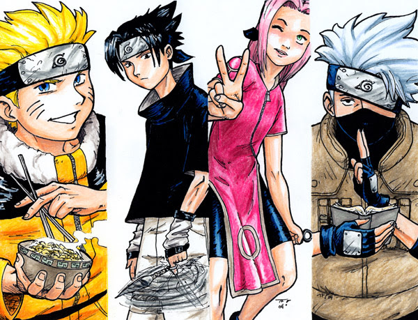 Naruto Team 7 Manga Picture