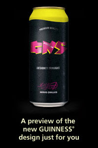 A preview of the new GUINNESS® design just for you