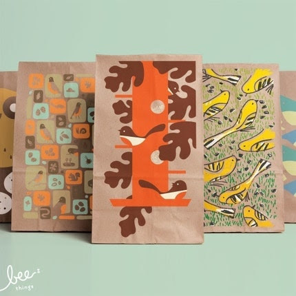 modern birds snack sacks