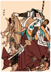 無料壁紙iphone用 浮世絵 男