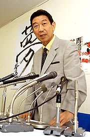 青島幸男氏が落選 参院東京選挙区 Asahi Com 04参院選 ニュース