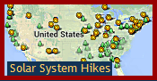 Map of Solar System Hikes