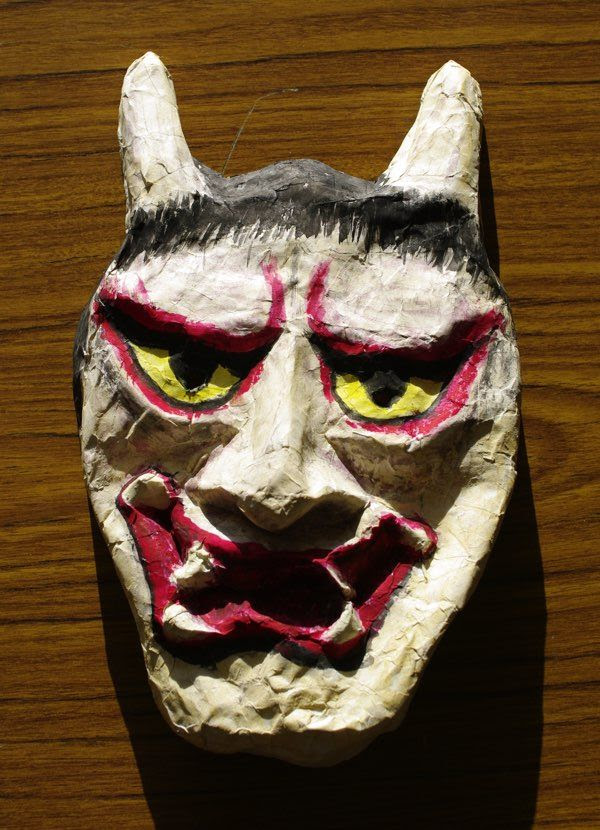紙粘土で型を作って張り子の面を作る 思ったより簡単 六十過ぎてからの山里暮らし 楽天ブログ