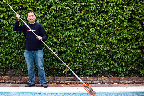 Manny the pool cleaner