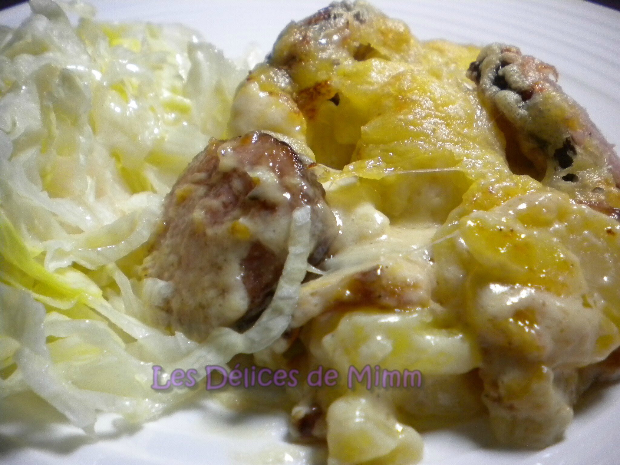 Gratin De Pommes De Terre Au Comte Et A La Saucisse De Morteau