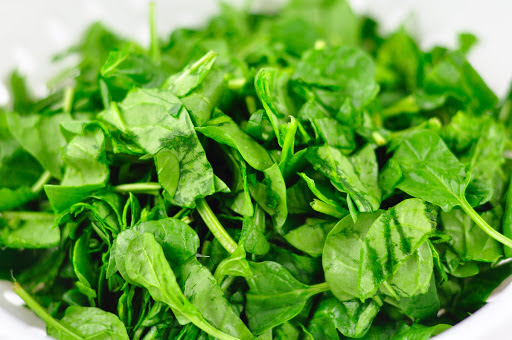 chopped spinach